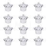 Crown Shaped Plastic Candy Box AJEW-WH0033-08B-1