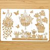 PET Hollow Out Drawing Painting Stencils DIY-WH0424-006-2