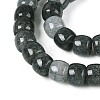 Baking Paint Crackle Glass Beads Strands DGLA-N019-02A-09-3