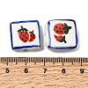 Fruits Hand Painted Handmade Porcelain Beads LS-LAMP-D303-06E-05-3