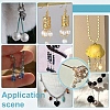 60Pcs 2Colors 304 Stainless Steel Ball Head for Craft Jewelry Making STAS-YW0011-27-6