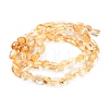 Heated Natural Citrine Beads Strands G-P497-01C-39-4