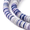 Handmade Polymer Clay Beads Strands CLAY-R089-8mm-T010-6