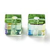 Electroplate Transparent Glass Beads EGLA-B003-01A-06-3