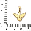 304 Stainless Steel Pendants STAS-F336-01A-G-3