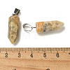 Natural Crazy Agate Pendants G-Z067-07P-19-4