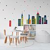 Translucent PVC Self Adhesive Wall Stickers STIC-WH0015-170-3