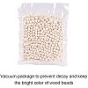 Unfinished Wood Beads WOOD-PH0008-19-WH-7