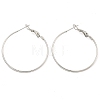 Tarnish Resistant 202 Stainless Steel Hoop Earring EJEW-H003-36P-1