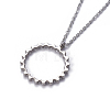 304 Stainless Steel Pendant Necklaces NJEW-E141-32P-3