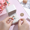 1Pc Imitation Leather Couple Ring Packing Boxes CON-GA0001-38-3