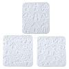 3Pcs 3 Styles Easter DIY Pendant Molds AJEW-FS0001-36-2
