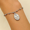 304 Stainless Steel Charm Bracelets FS-WGCF25D-02-1
