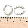 Brass Huggie Hoop Earrings EJEW-C502-11P-4