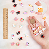 100Pcs 10 Styles School Theme Opaque Resin Cabochons CRES-SC0002-39-3