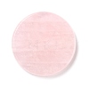 Natural Rose Quartz Cup Mats G-P462-03A-2