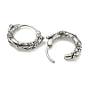 316 Surgical Stainless Steel Hoop Earrings EJEW-D096-12AS-21-2