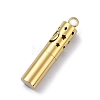 Ion Plating(IP) Openable 304 Stainless Steel Perfume Bottle Pendants STAS-D097-11G-2