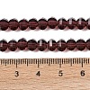 Transparent Glass Beads Strands GLAA-G125-01A-10-4