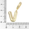 Brass Micro Pave Clear Cubic Zirconia Pendants KK-M289-01V-G-3