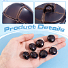 12Pcs Cowhide Shank Buttons BUTT-ME0001-41B-3