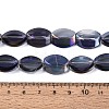 Electroplate Glass Beads Strands EGLA-Q134-02A-B03-4