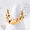 Marine Animal Theme 304 Stainless Stee Open Cuff Rings RJEW-Q005-01F-G-5