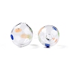 Transparent Handmade Blown Glass Globe Beads GLAA-T012-17A-2