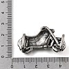 304 Stainless Steel Slide Charms STAS-F356-13AS-01-3