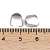304 Stainless Steel Snap On Bails STAS-C135-01B-P-3
