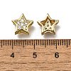 Star Brass Micro Pave Clear Cubic Zirconia Slide Charms LS-ZIRC-I070-013G-3