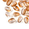 Baking Paint Transparent Glass Beads DGLA-N014-10A-1