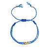 Adjustable Nylon and Cotton Multi-strand Bracelets QC4943-7-1