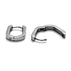 Non-Tarnish 304 Stainless Steel Huggie Hoop Earrings X-STAS-H156-11A-P-3