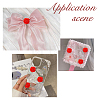 80Pcs Opaque Resin Cabochons RESI-DC0001-61A-5