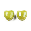 Pearlized Handmade Porcelain Beads X1-PORC-T007-21-09-3