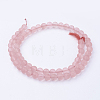 Watermelon Stone Glass Bead Strands G-G735-44F-6mm-2