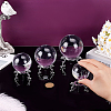 4Pcs Round Glass Crystal Ball AJEW-OC0015-70-3