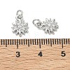 SHEGRACE Brass Micro Pave Cubic Zirconia Pendants XGRQ3D283-459P-3
