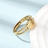 304 Stainless Steel Adjustable Cuff Open Rings for Women RJEW-K316-03G-2