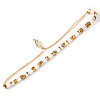 Adjustable Glass Tile Bracelets MD3994-2-1