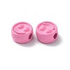 Spray Painted Alloy Beads PALLOY-M215-16K-2