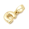 Brass Letter Charms KK-G554-22G-G-2