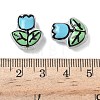 Transparent Glass Enamel Beads LAMP-C023-01A-4