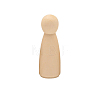 Unfinished Wooden Peg Dolls DOLL-PW0002-015B-1