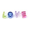 UV Plating Transparent Acrylic Beads TACR-T030-01M-3