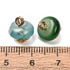 5Pcs Handmade Lampwork Pendants LAMP-L087-01G-3
