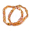 Electroplated Glass Beads EGLA-H002-A-09-2