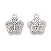 Alloy & Crystal Rhinestone Pendants PALLOY-T095-03P-1