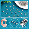 60Pcs 3 Styles Tibetan Style Alloy Connector Charms FIND-AR0002-98-4